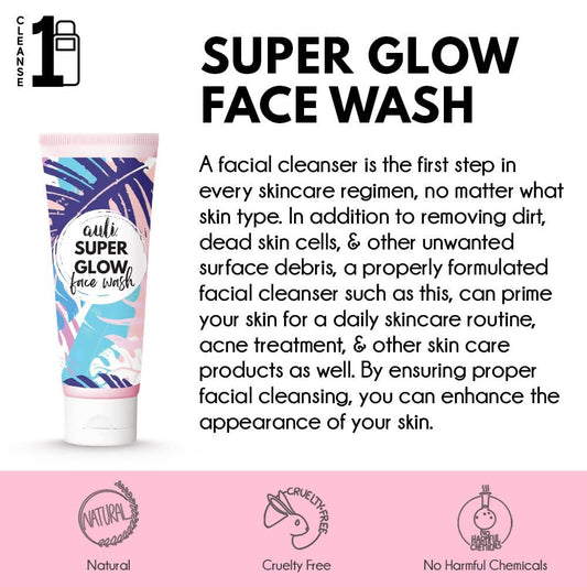 Auli Super Glow Face Wash - Distacart