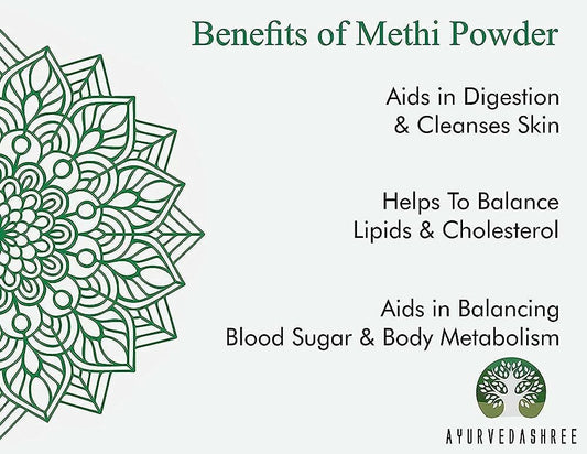 Ayurvedashree Fenugreek Seeds Powder | Swadesiicart