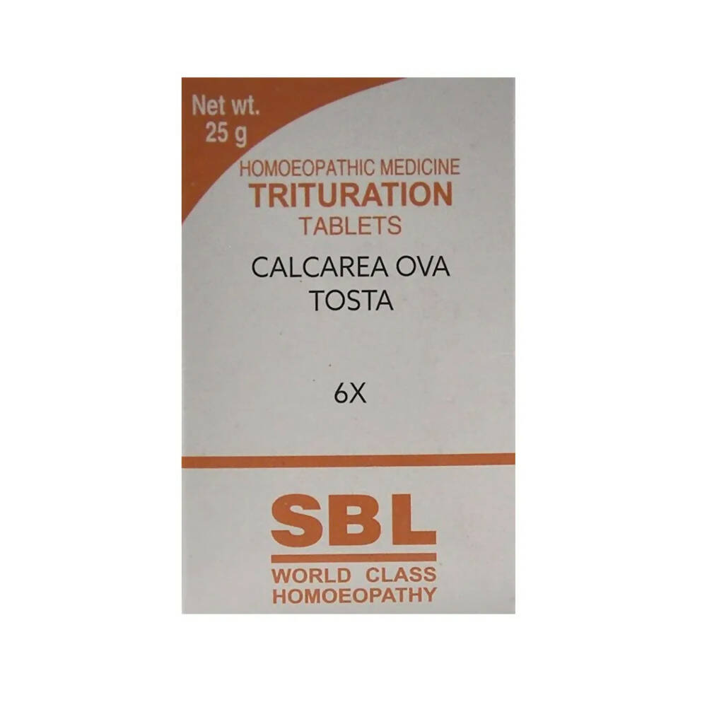 SBL Homeopathy Calcarea Ova Tosta Trituration Tablets - Swadesiicart