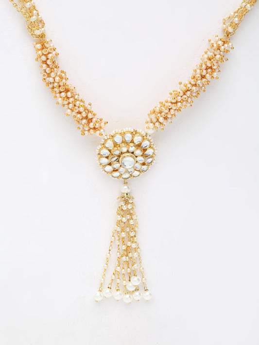 Kundan Neckpiece - Ruby Raang | Swadesiicart