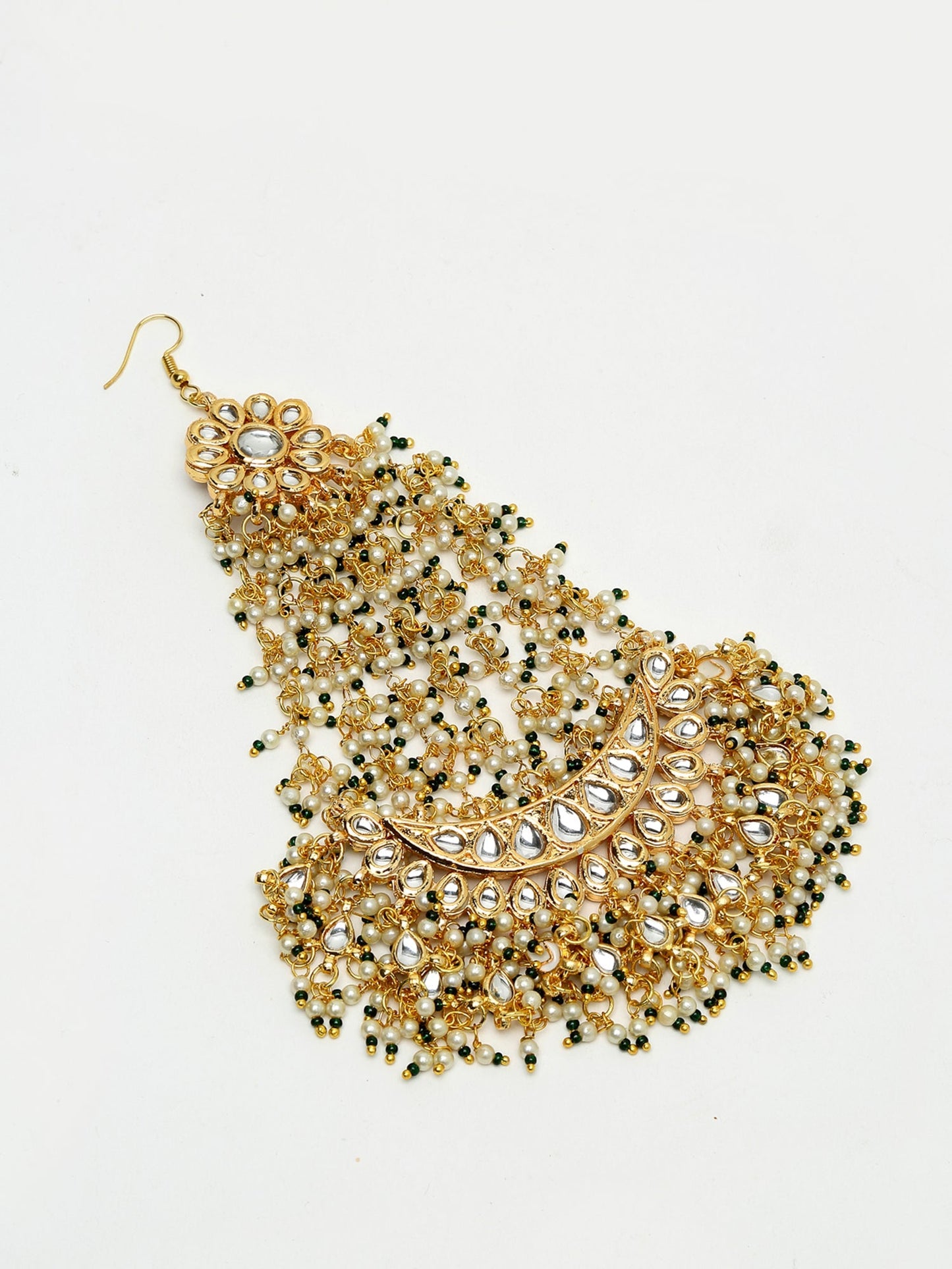 Kundan Passa/ Jhoomar - Ruby Raang | Swadesiicart