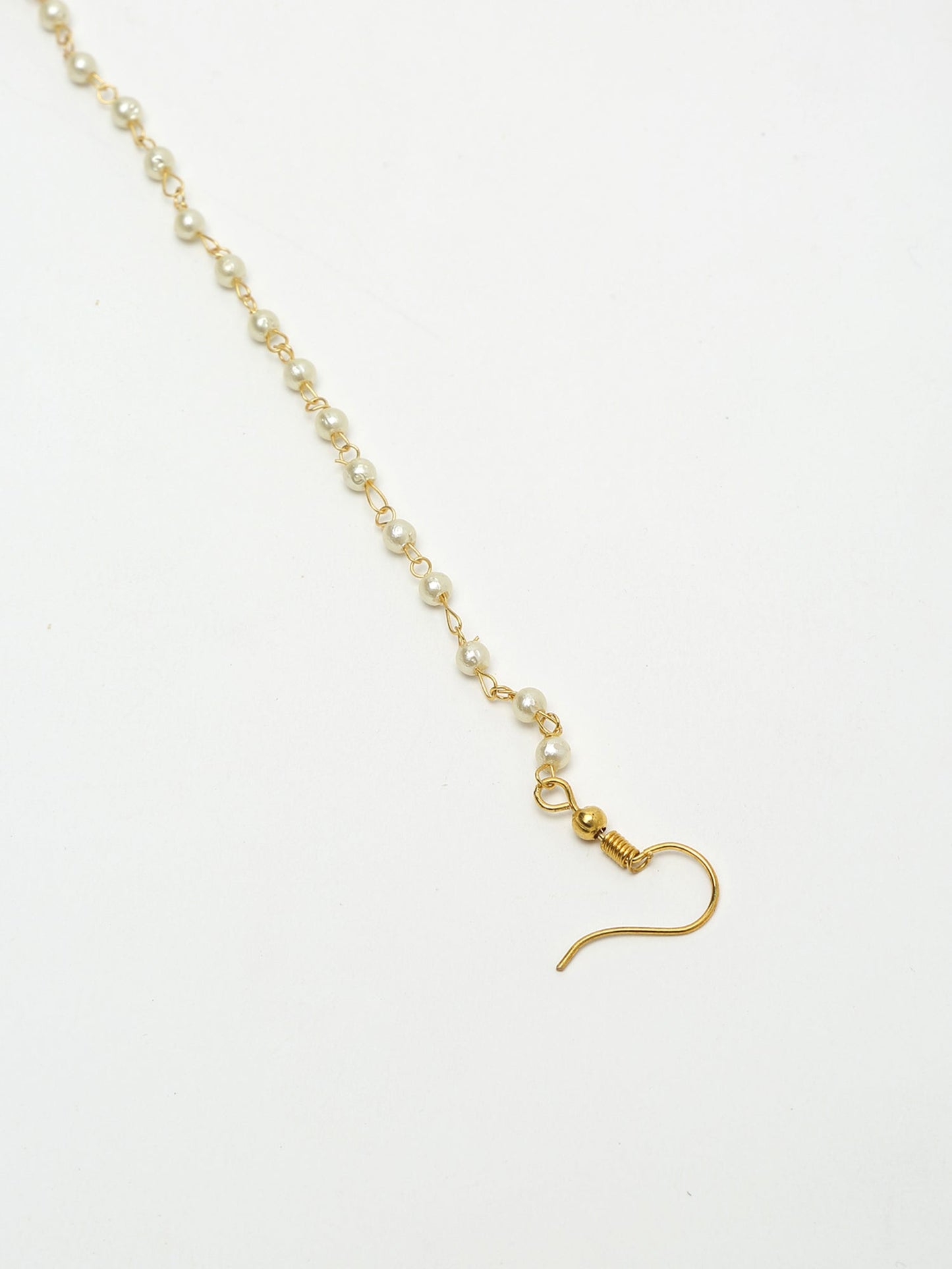 Maharani Kundan Nose Ring - Ruby Raang | Swadesiicart