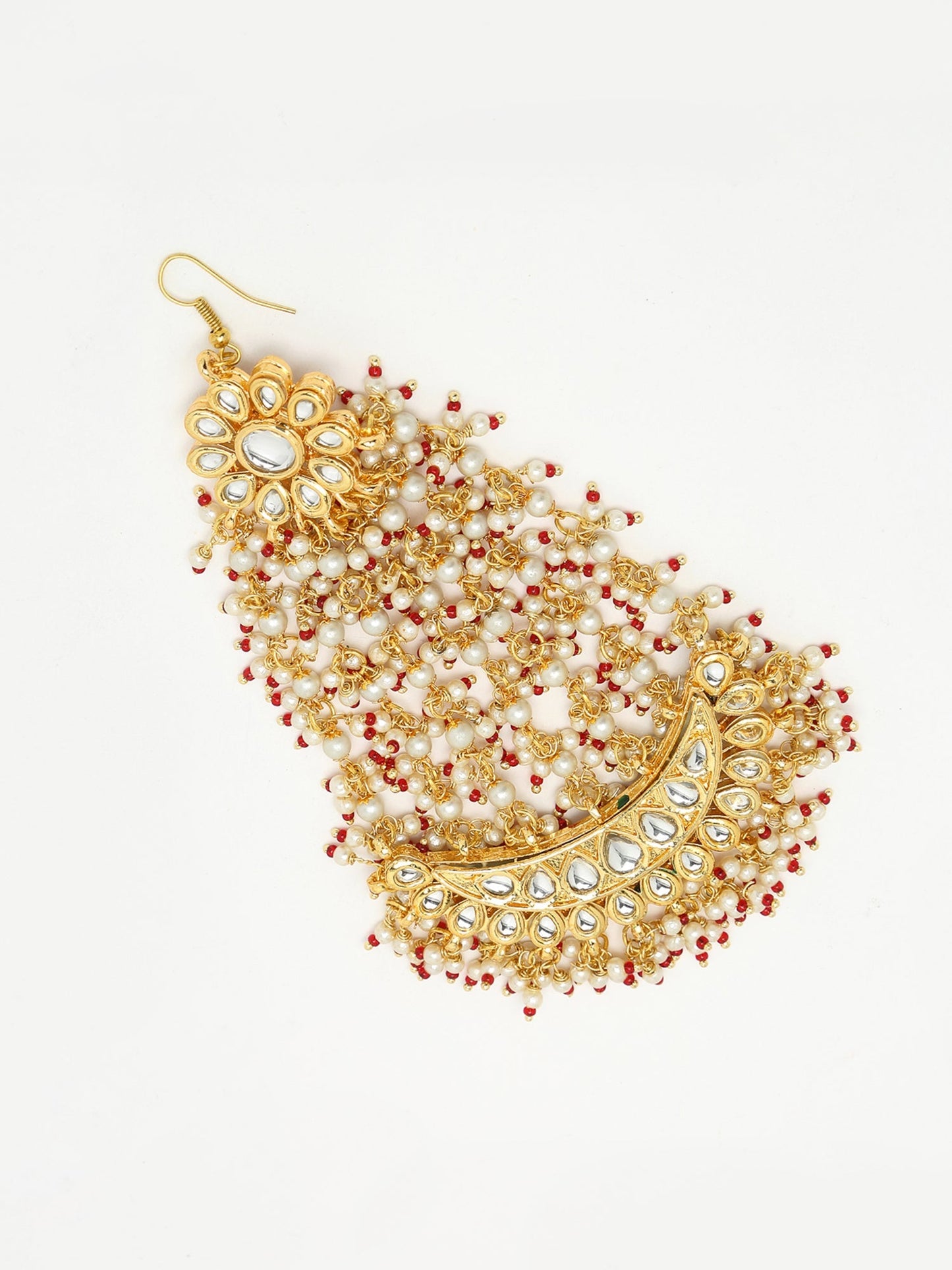 Kundan Passa/ Jhoomar - Ruby Raang | Swadesiicart