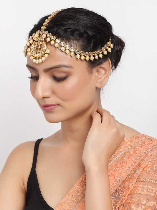 Kundan Matha Patti - Ruby Raang | Swadesiicart