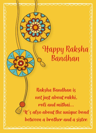 Indianvibez Caring Bhabhi Metal Rakhi/Lumba with Fridge Magnet - Kids Rakhi