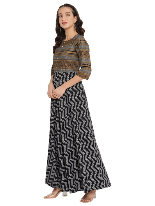 Ahalyaa Printed Kurta With Dupatta | Swadesiicart