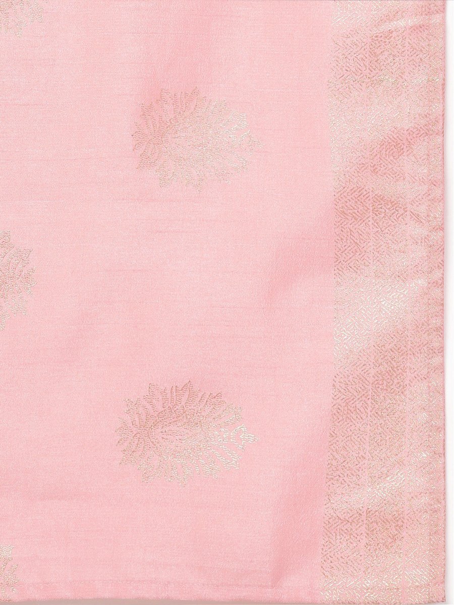 Ahalyaa Pastel Lemon & Pink Kurta Set For Women | Swadesiicart