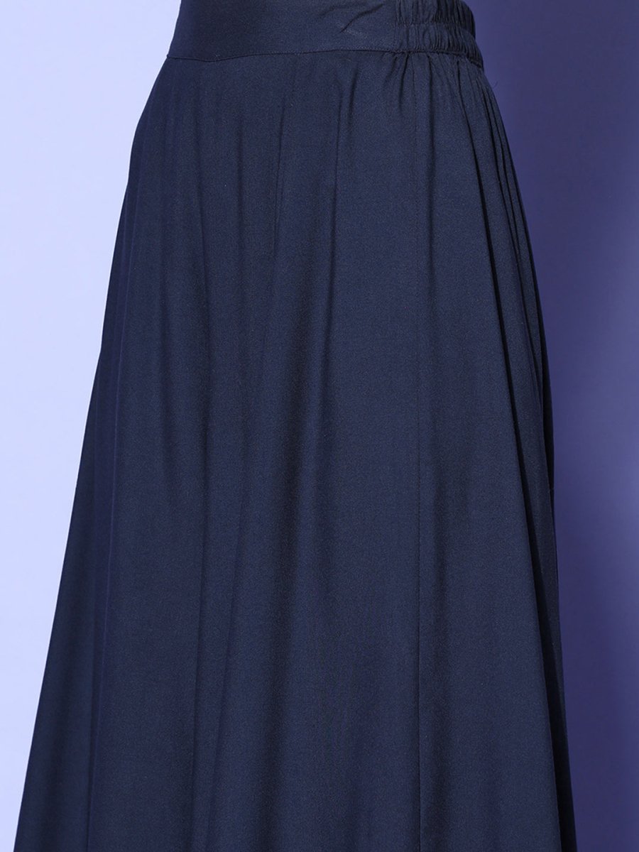 Ahalyaa Woven Design Tunic & Palazzo Co-ords - Swadesiicart