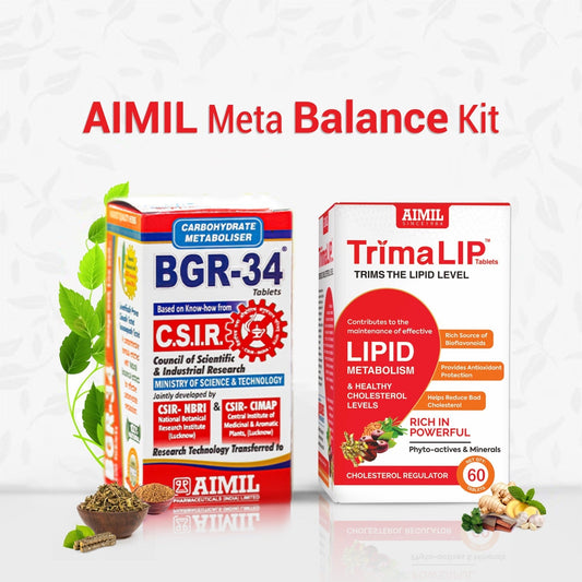 Aimil Meta Balance kit (BGR-34 +TrimaLip) | Swadesiicart