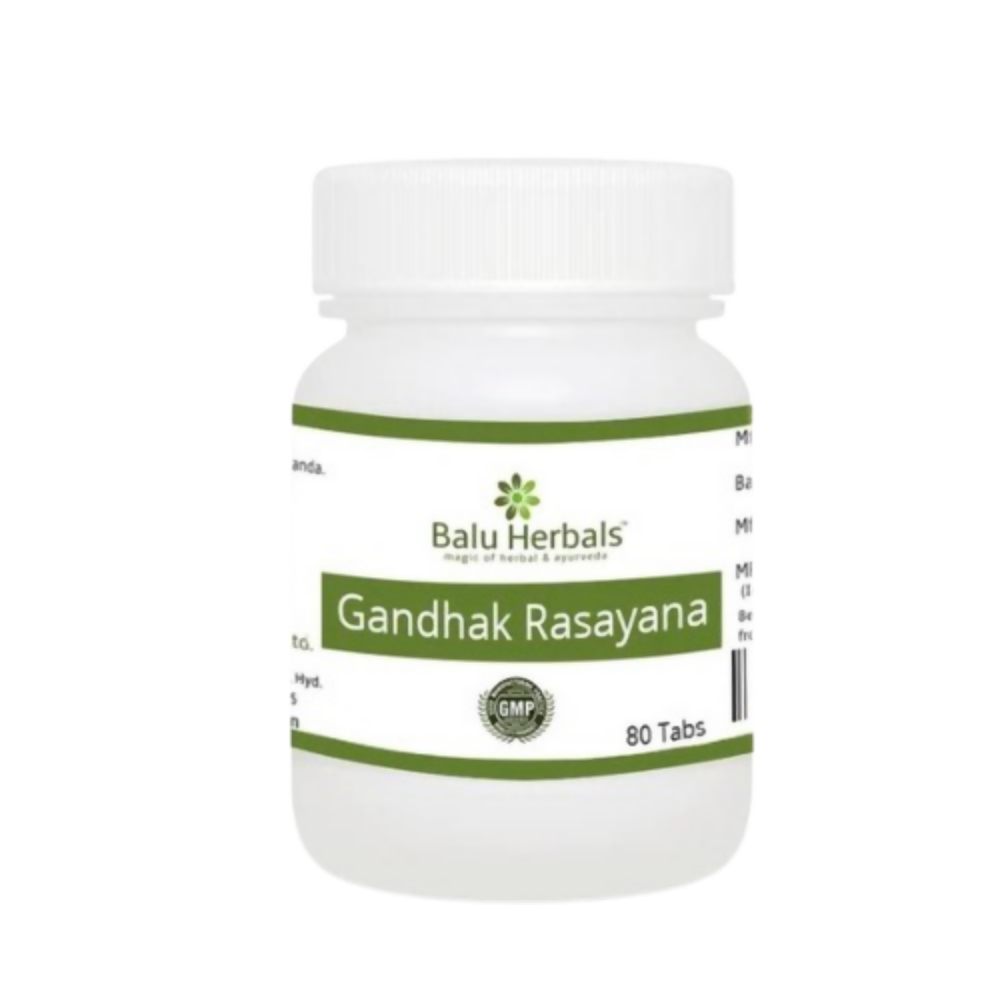 Balu Herbals Gandhak Rasayana Tablets - Balu Herbals