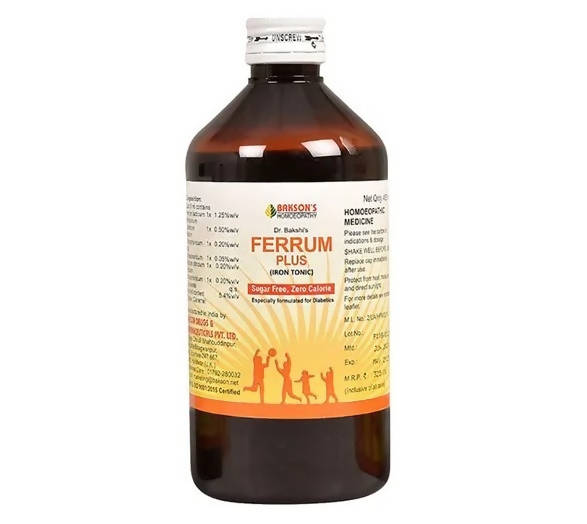 Bakson's Homeopathy Ferrum Plus- Sugar Free | Swadesiicart