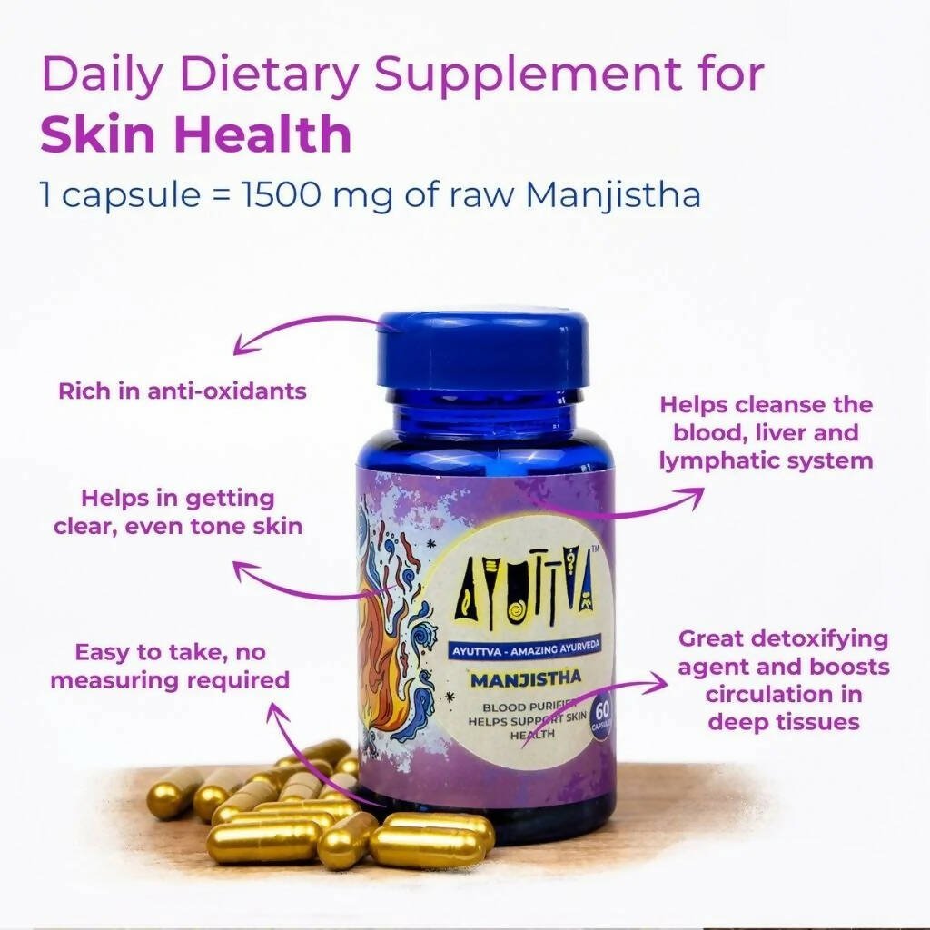 Ayuttva Manjistha Capsules | Swadesiicart