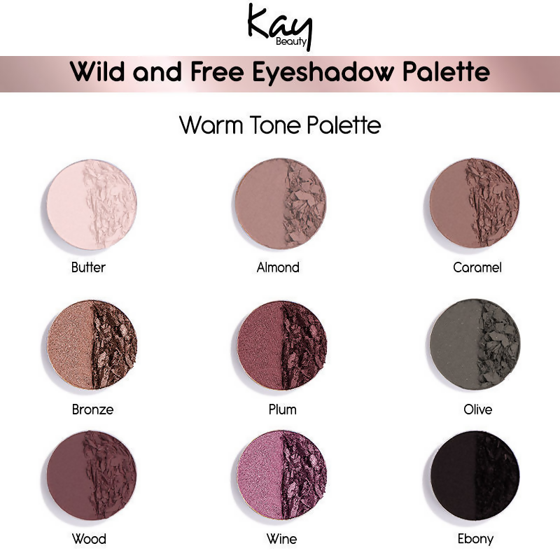 Kay Beauty By Katrina Kaif Eyeshadow Palette - Wild and Free | Swadesiicart