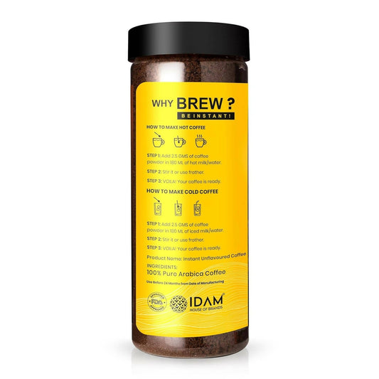 Bevzilla Premium Hazelnut Coffee Powder 100% Arabica | Swadesiicart