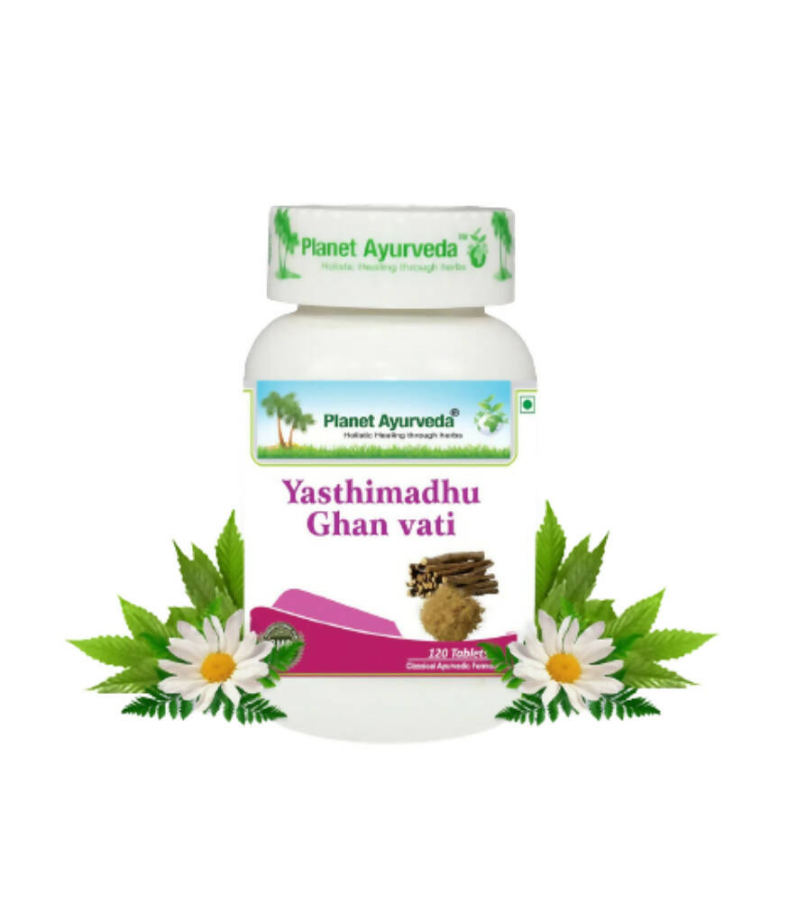 Planet Ayurveda Yasthimadhu Ghan Vati - Planet Ayurveda