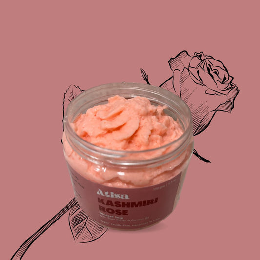 Atisa Kashmiri Rose Whipped Soap | Swadesiicart