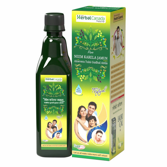 Herbal Canada Neem Karela Jamun Juice - Herbal Canada