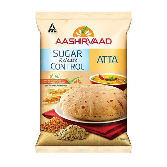 Aashirvaad Sugar Release Control Atta | Low GI Multigrain Flour for Diabetics