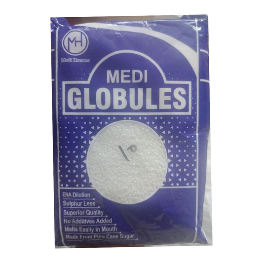 Medi Homeopathy Globules Size 10 | Swadesiicart