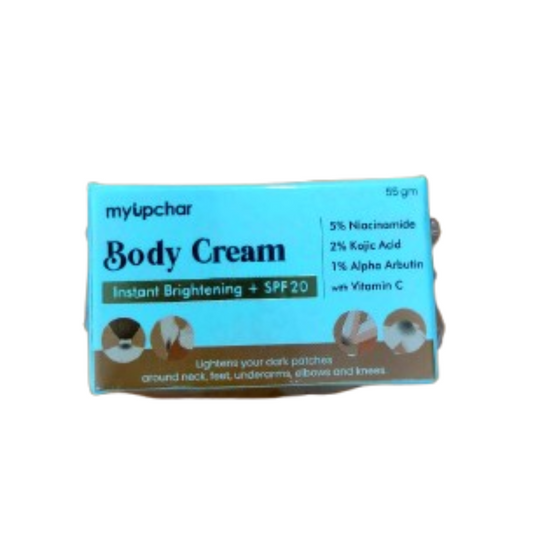 myUpchar Ayurveda Body Cream for Instant Brightening + SPF 20 | Swadesiicart