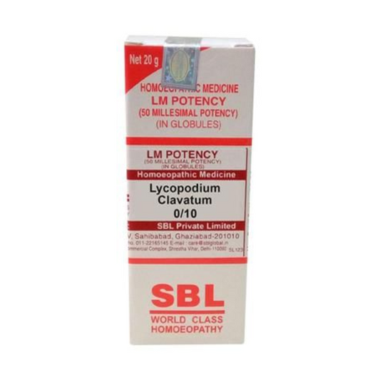 SBL Homeopathy Lycopodium Clavatum LM Potency | Swadesiicart