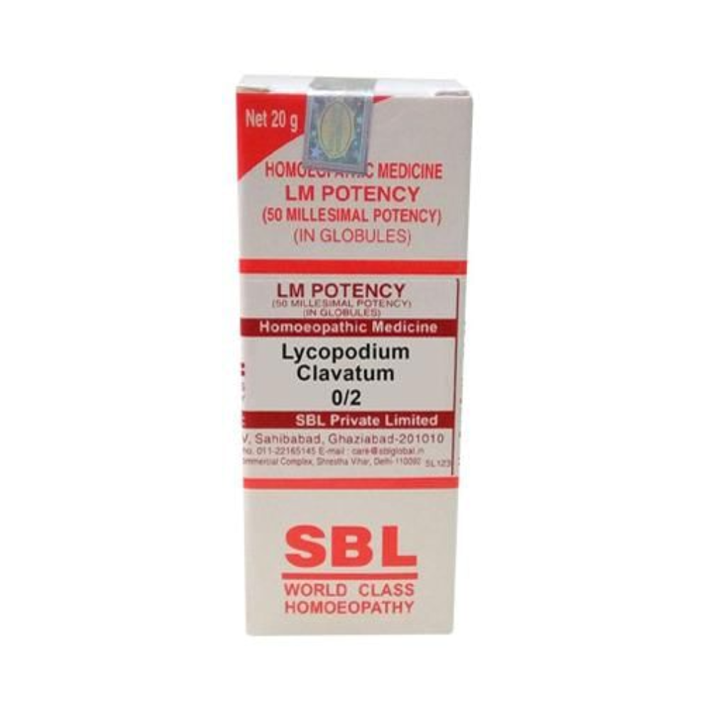 SBL Homeopathy Lycopodium Clavatum LM Potency | Swadesiicart