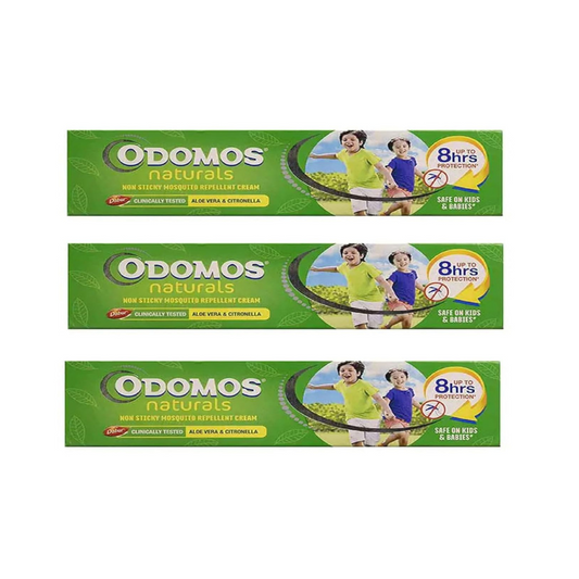 Dabur Odomos Naturals Non-Sticky Mosquito Repellent Cream | Natural DEET-Free Protection - Swadesiicart