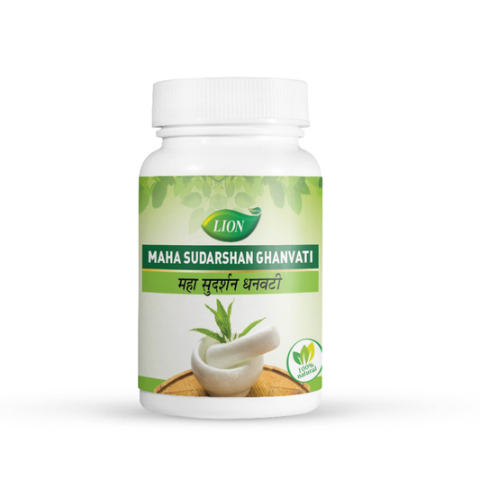 Lion Ayurveda Mahasudarshan Ghanvati | Swadesiicart