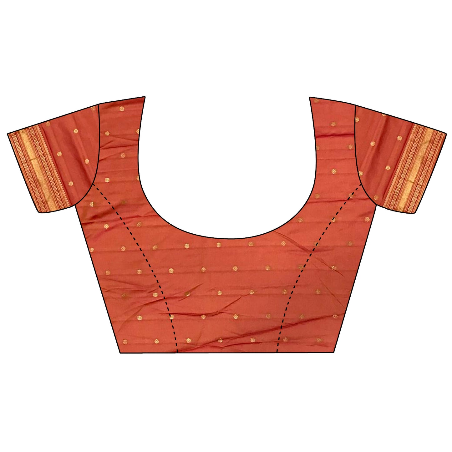 Joban Fashion Peach Banarasi Soft Silk Woven Saree | Swadesiicart