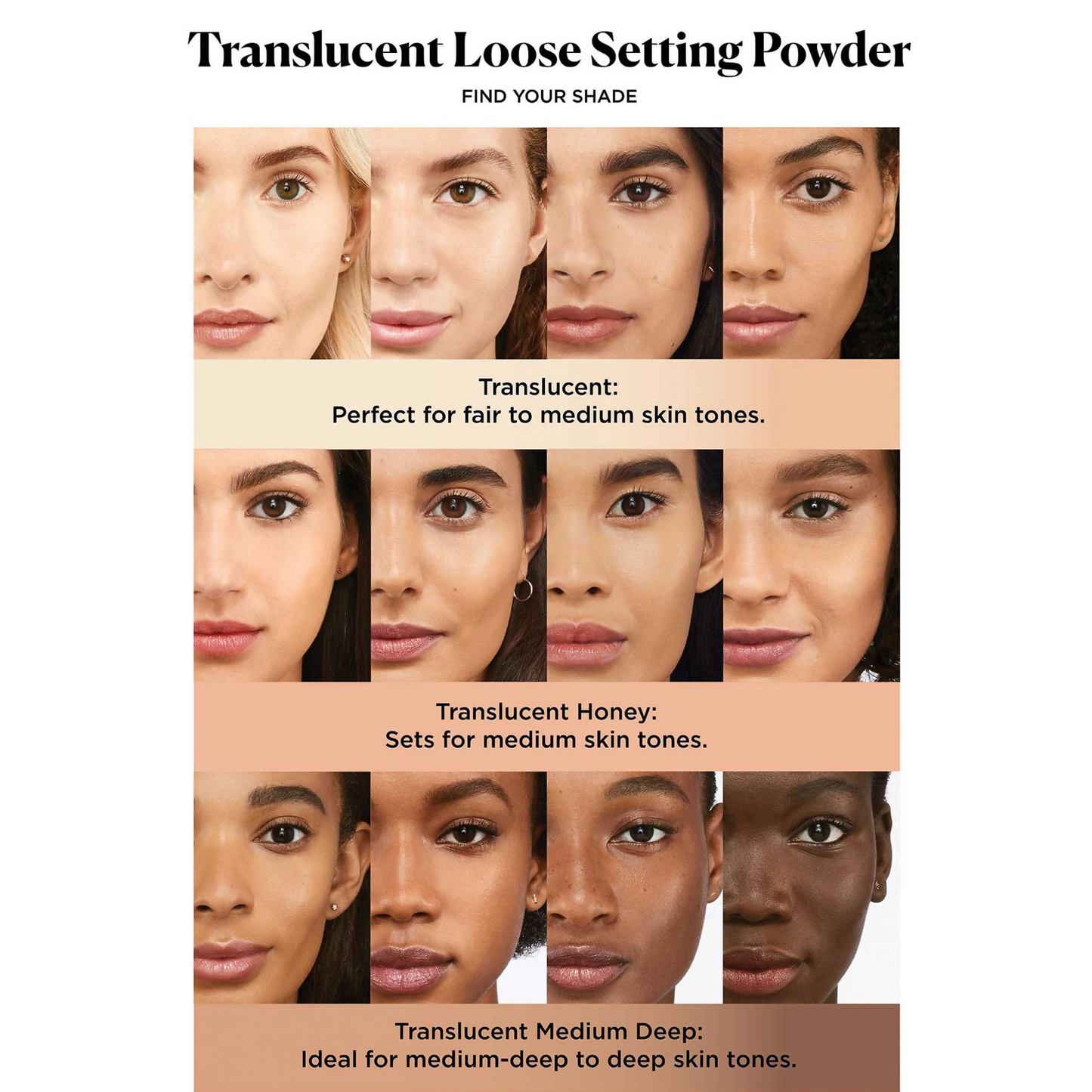 Laura Mercier Transluscent Loose Setting Powder Mini - Transluscent Medium Deep - Swadesiicart