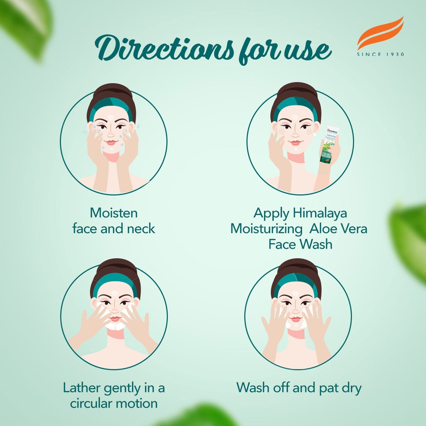 Himalaya Moisturizing Aloe Vera Face Wash | Gentle Hydrating Cleanser for Dry & Normal Skin - Swadesiicart