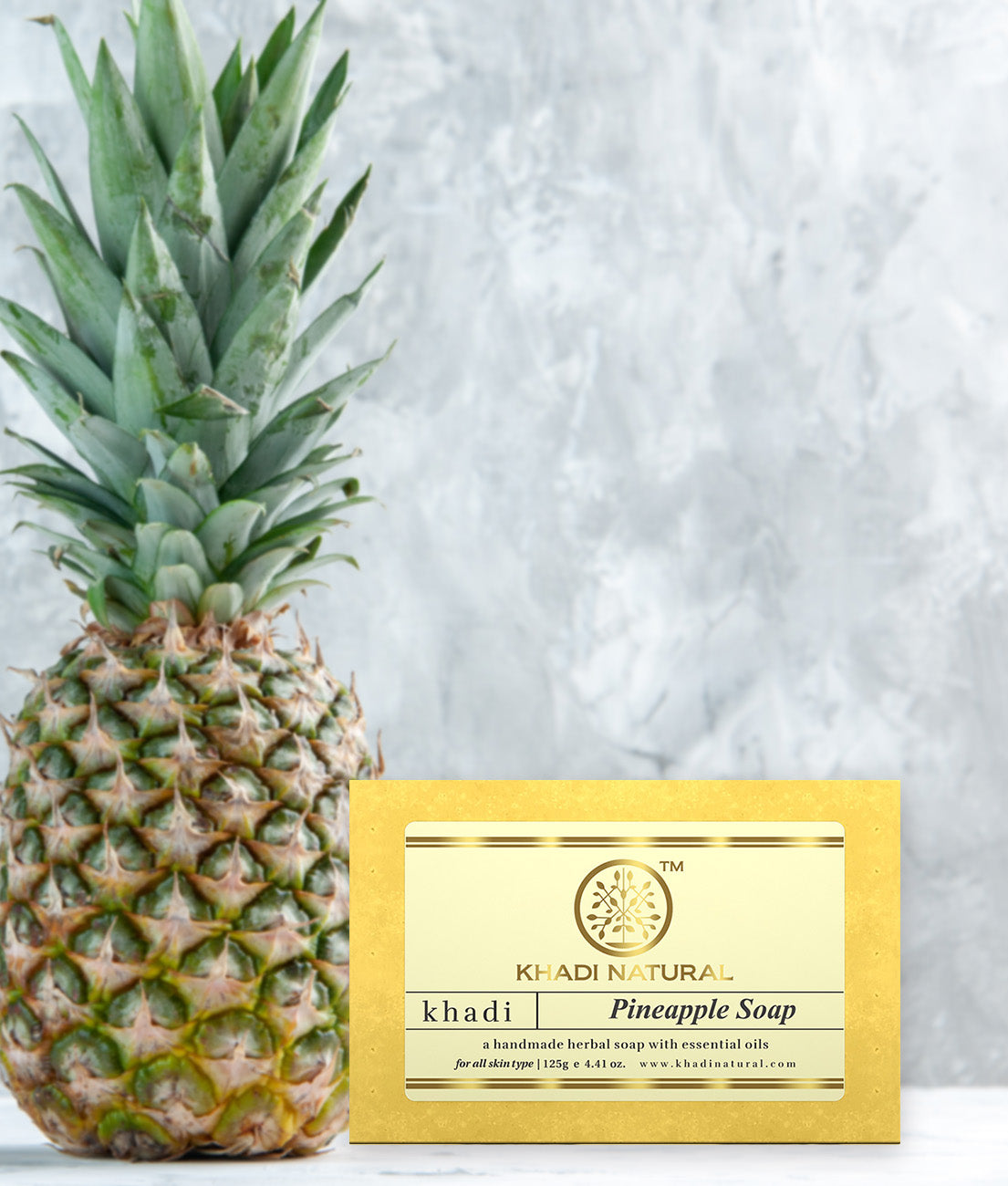 Khadi Natural Pineapple Soap Combo Pack Of 5 – 125gm Each