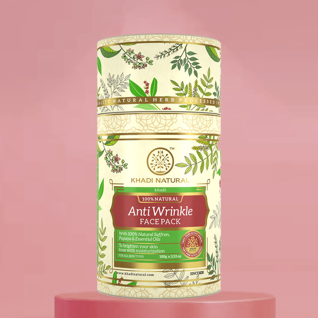 Khadi Natural Anti Wrinkle Face Pack - 100gm