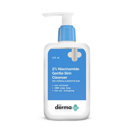 The Derma Co 2% Niacinamide Gentle Skin Cleanser for Sensitive, Dry & Normal Skin - Swadesiicart