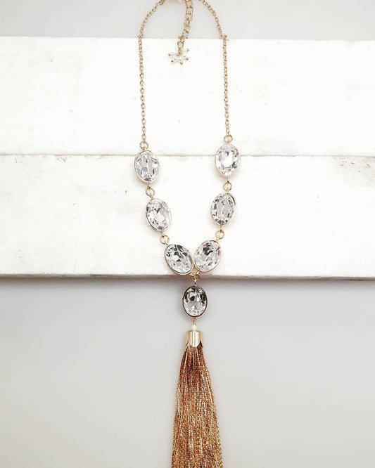 Bling Accessories Swarovski Crystal Party Wear Necklace | Swadesiicart