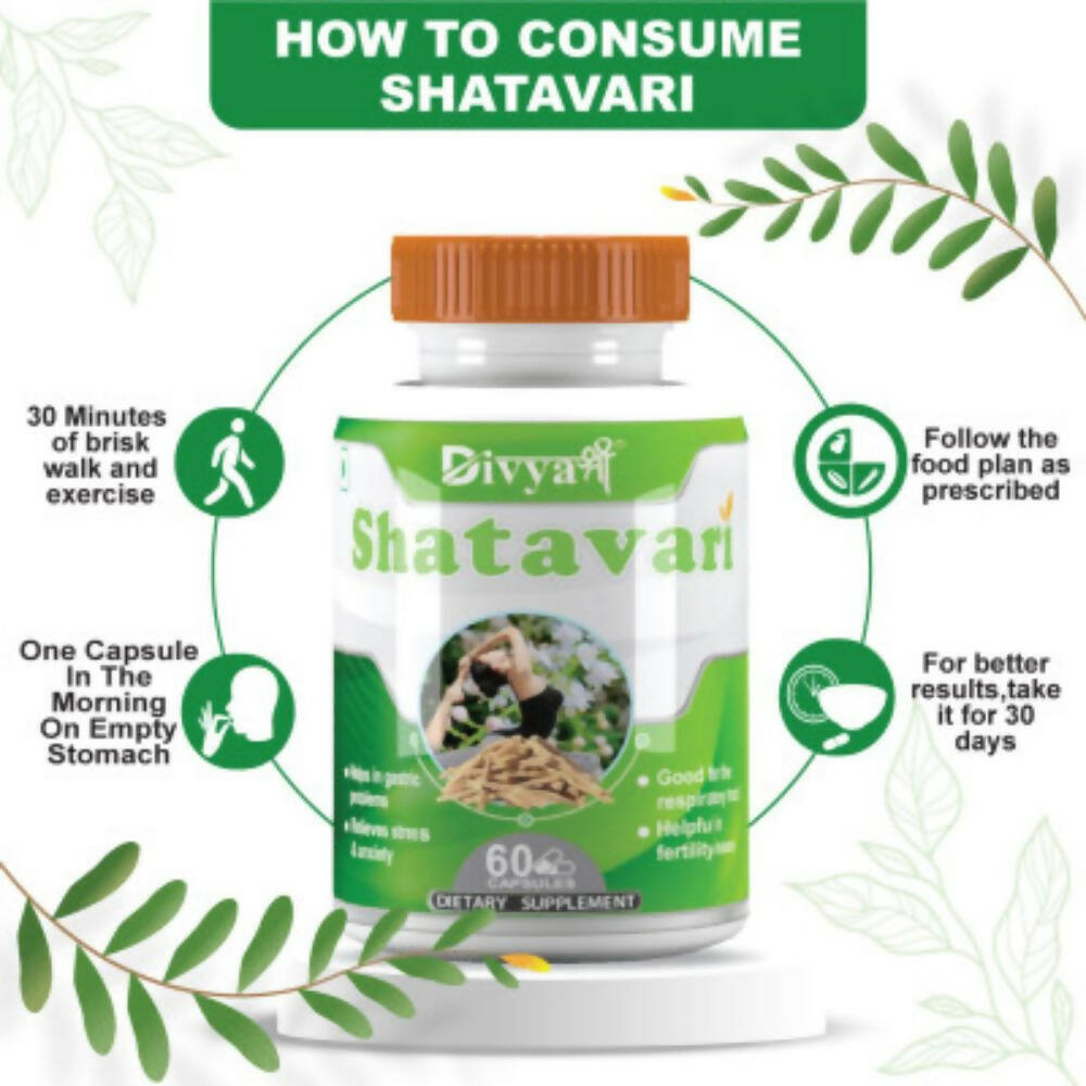 Divya Shree Shatavari Capsules | Swadesiicart
