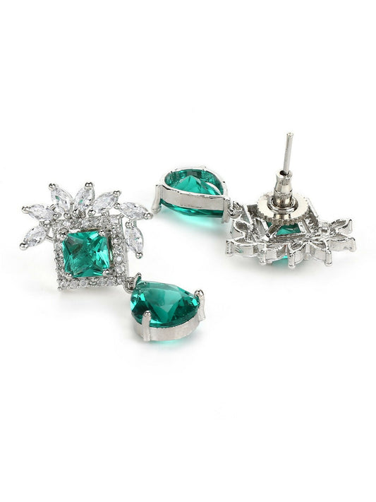 Green Studs- Ruby Raang | Swadesiicart