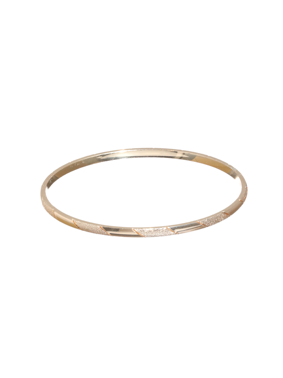 Priyaasi Women Classic Rose Gold-Polished Bangle Set of 4 - Swadesiicart