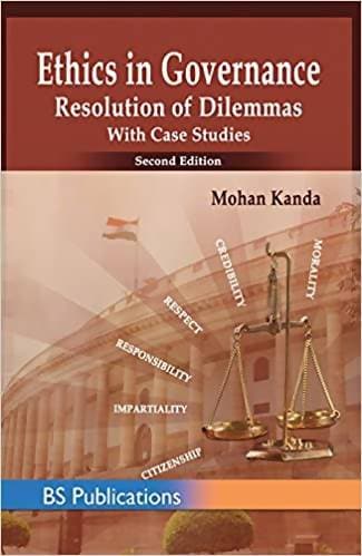 Ethics in Governance: Resolution of Dilemmas with Case Studies - Swadesiicart