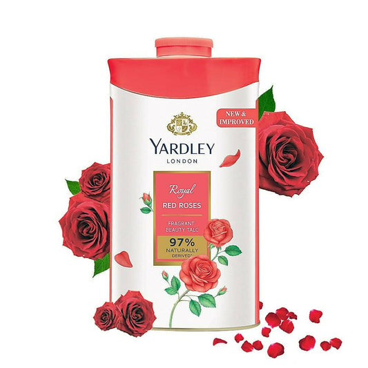 Yardley London Royal Red Rose Talc Powder For Women - Swadesiicart