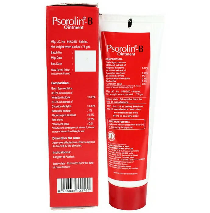 Dr. Jrk's Psorolin-B Ointment - Swadesiicart