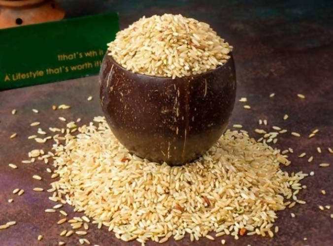 Adrish Unpolished Sona Masoori Rice | Swadesiicart