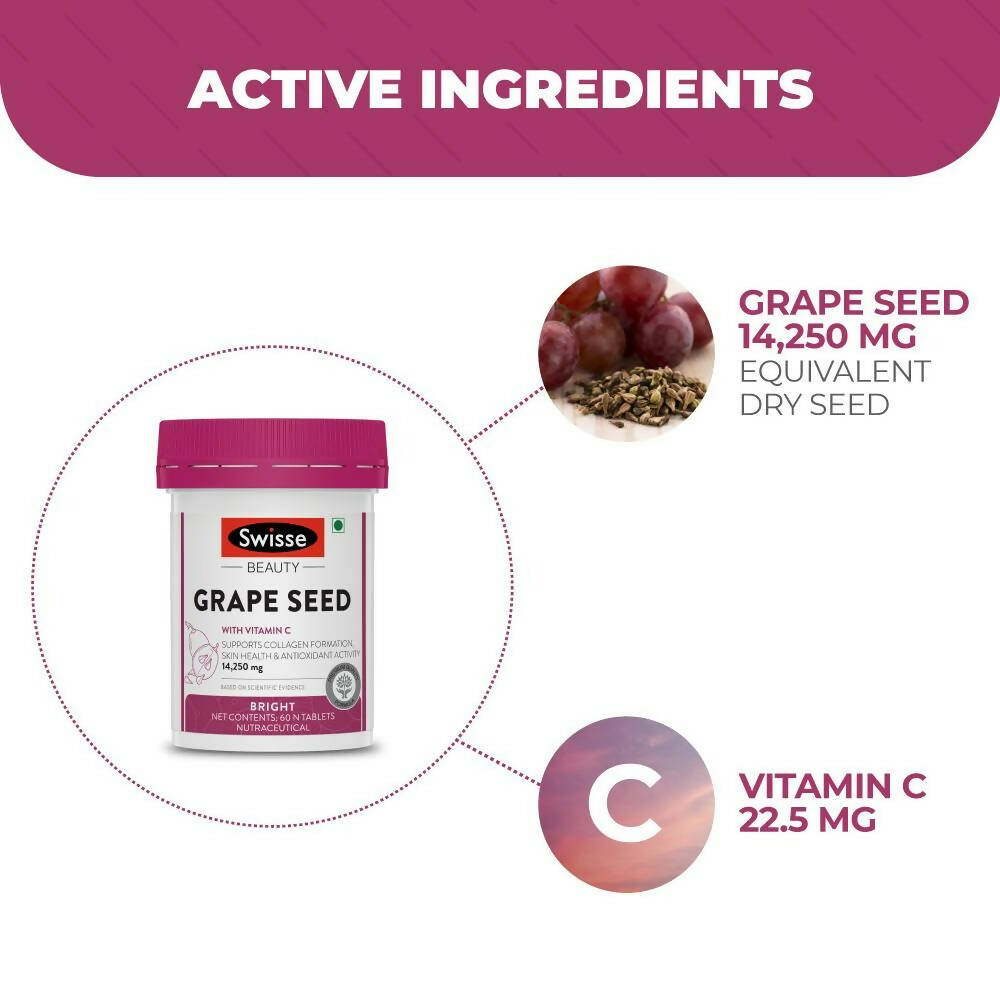 Swisse Ultiboost Grape Seed Tablets | Swadesiicart