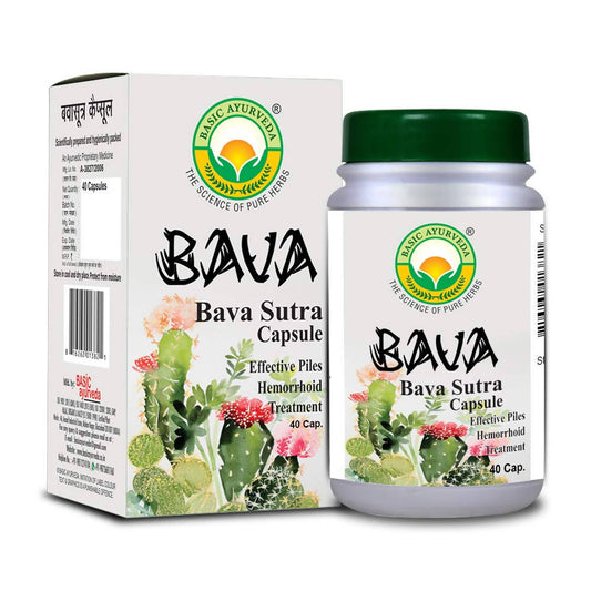 Basic Ayurveda Bava Sutra Capsules | Swadesiicart