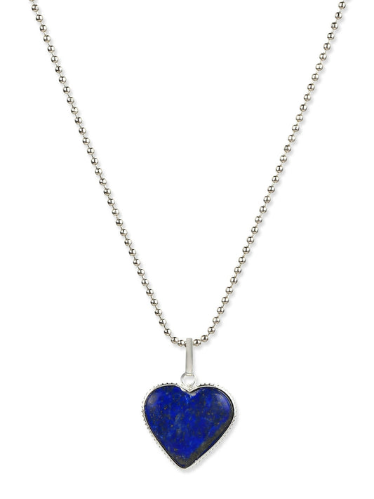 Women's Silver-Toned Blue Silver-Plated Handcrafted Chain - Ruby Raang | Swadesiicart
