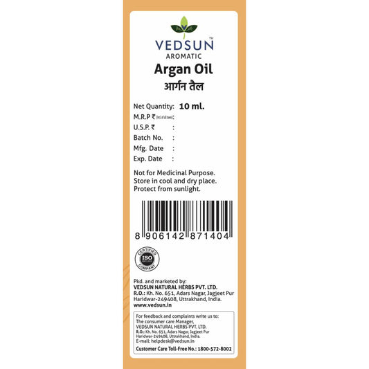 Vedsun Naturals Argan Oil - Swadesiicart