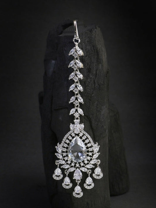 American Diamond Maangtika By House of Ree | Swadesiicart