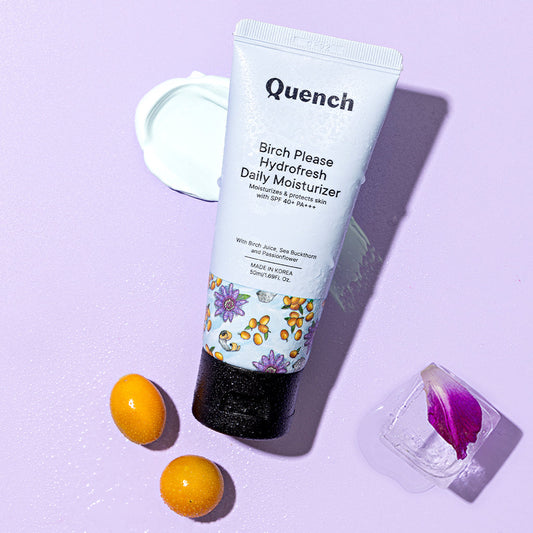 Quench Botanics Birch Please Hydro Fresh Daily Moisturizer With SPF 40+ PA++ - Korean Skincare | Swadesiicart