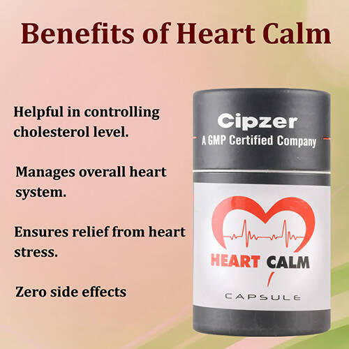 Cipzer Heart Calm Capsules - Swadesiicart