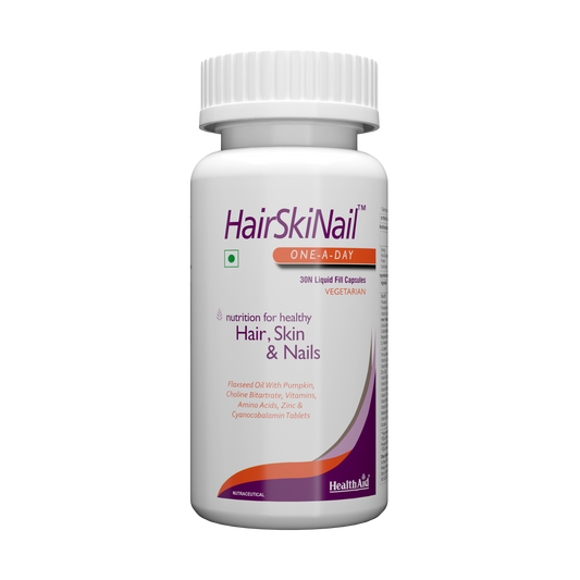 HealthAid HairSkiNail (Multivitamins for Hair, Skin and Nail) Tablets - Swadesiicart